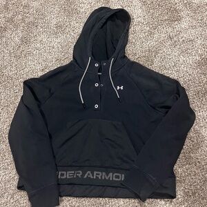 Under Armour Black Crop Hoodie
